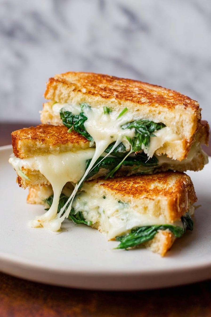 Creamy & Melty: Your Go-To Spinach Artichoke Grilled Cheese Recipe